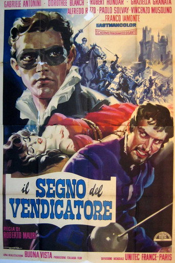 Il segno del vendicatore poster