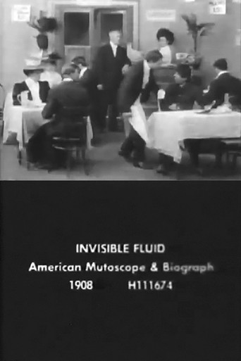 Movie poster for The Invisible Fluid (1908)