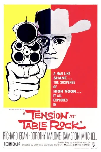 Movie poster for Tension at Table Rock (1956)