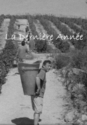 Movie poster for La Dernière Année (2011)
