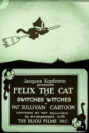 Movie poster for Felix the Cat Switches Witches (1927)