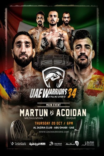 Movie poster for UAE Warriors 34 (2022)