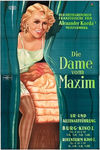The Girl from Maxim's poster