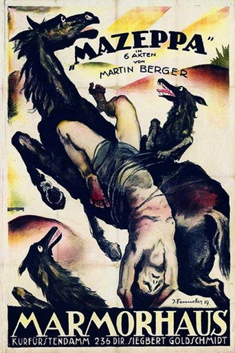 Movie poster for Mazeppa, Folk Hero of the Ukraine (1919)