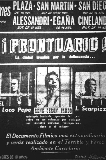 Movie poster for Prontuario (1969)