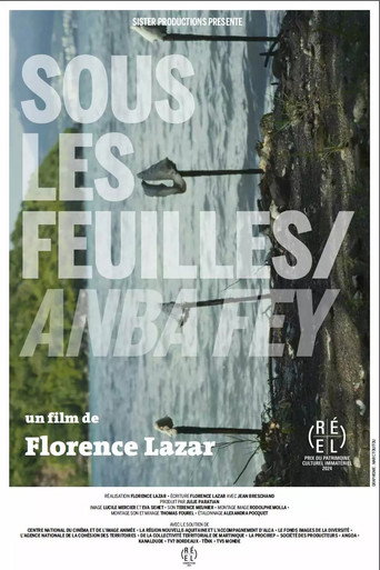 Movie poster for Sous les feuilles (2024)