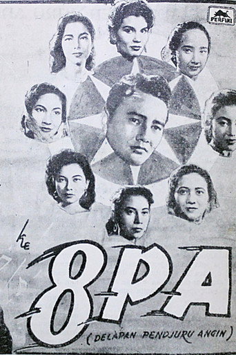 Movie poster for Delapan Pendjuru Angin (1957)