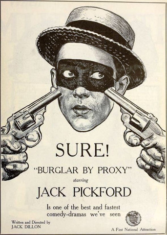 Movie poster for Burglar by Proxy (1919)