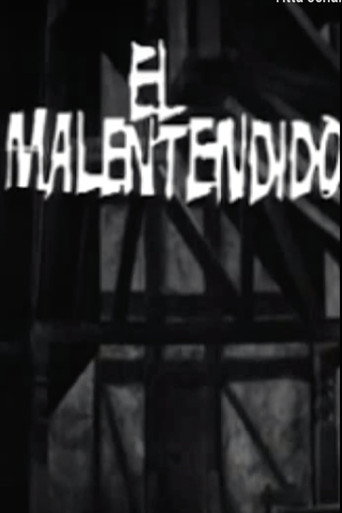 Movie poster for El malentendido (1976)