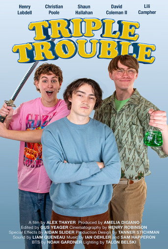Movie poster for Triple Trouble (2025)