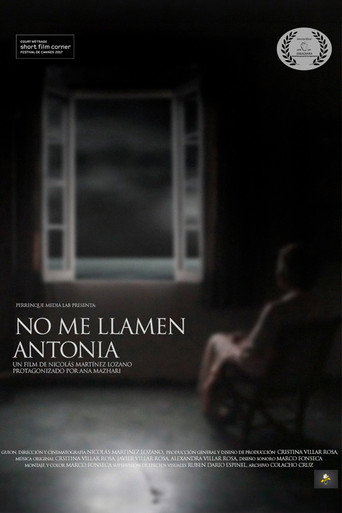 Movie poster for Don't Call Me Antonia (2007)