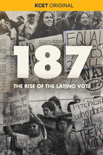 Movie poster for 187: The Rise of the Latino Vote (2020)