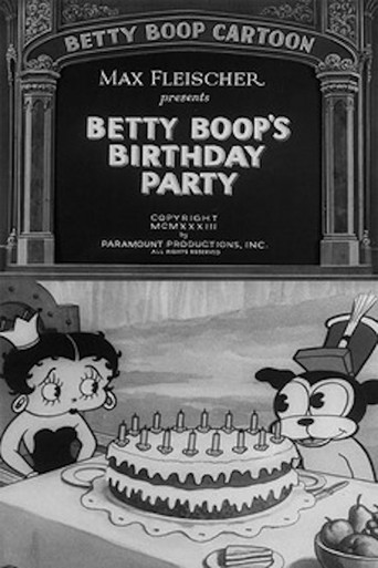 Movie poster for Betty Boop's Birthday Party (1933)