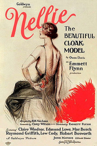 Movie poster for Nellie, the Beautiful Cloak Model (1924)