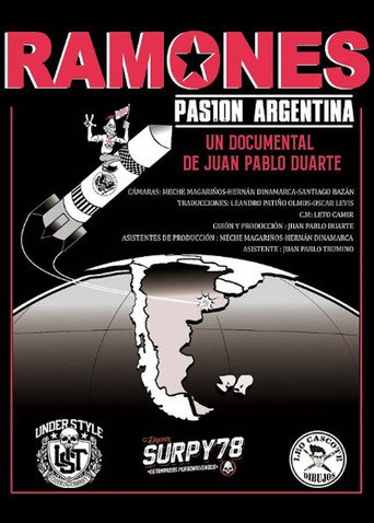 Movie poster for Ramones: Pasión Argentina (2021)