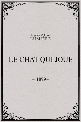 Movie poster for Le chat qui joue (1899)
