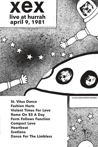Movie poster for XEX: Live at Hurrah (1981)