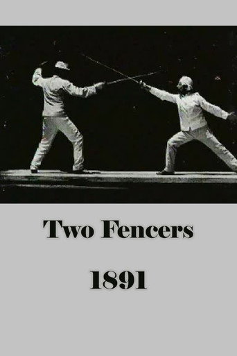 Movie poster for Two Fencers (1891)