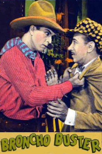 Movie poster for The Broncho Buster (1927)