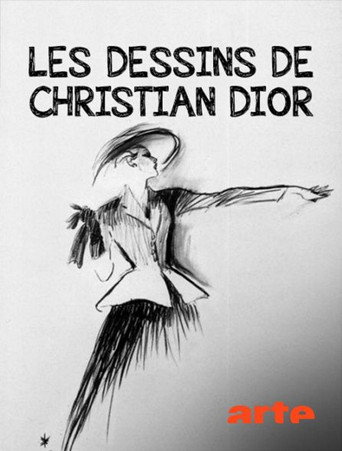 Movie poster for Les dessins de Christian Dior (2018)