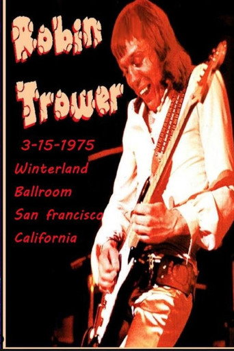 Movie poster for Robin Trower at Winterland 1975