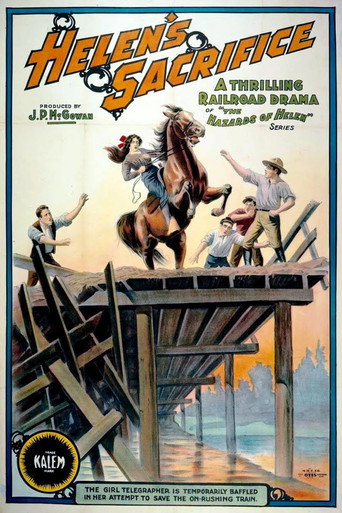 Movie poster for Helen's Sacrifice (1914)