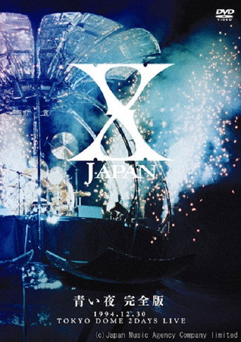 Movie poster for X Japan - 青い夜 (2007)
