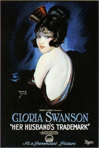 Movie poster for Her Husband’s Trademark (1922)
