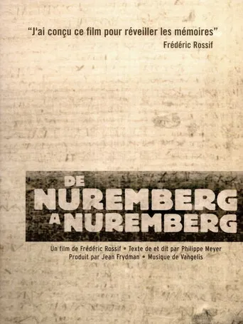 Series poster for De Nuremberg à Nuremberg (1989)