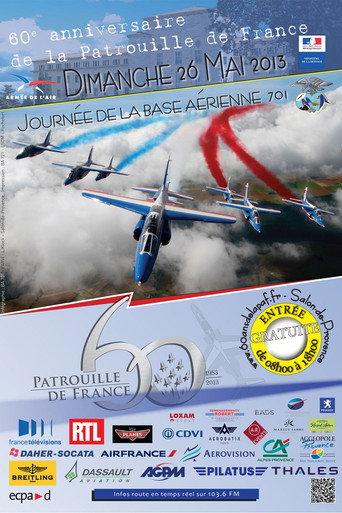 Movie poster for 60 ans de la Patrouille de France - Le show aérien (2013)