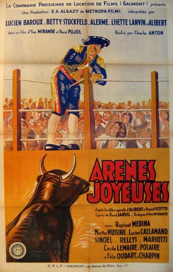 Movie poster for Arènes joyeuses (1935)