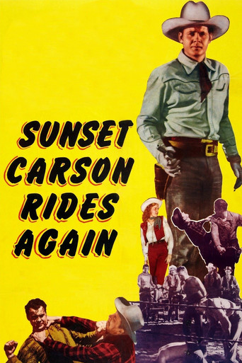 Sunset Carson Rides Again poster