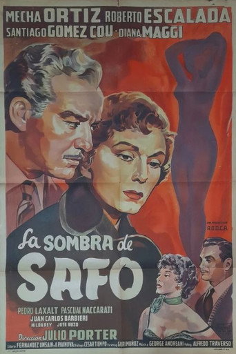 Movie poster for La sombra de Safo (1957)