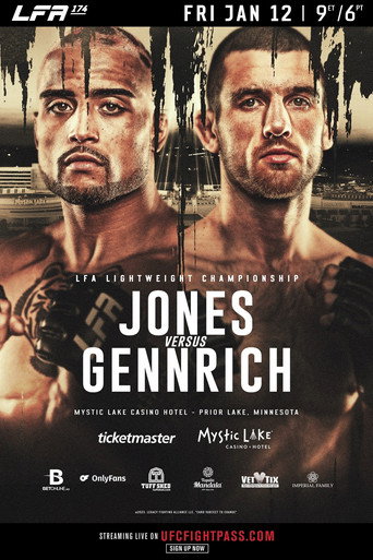 Movie poster for LFA 174: Jones vs. Gennrich (2024)