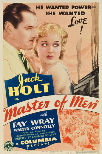 Movie poster for Master of Men (1933)