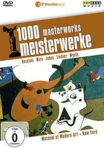 1000 Meisterwerke poster