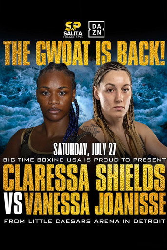 Movie poster for Claressa Shields vs. Vanessa Joanisse (2024)