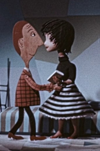 Movie poster for A Crime in the Street of Ventriloquist Cat (1961)