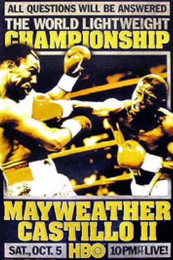 Movie poster for Floyd Mayweather Jr. vs. Jose Luis Castillo II (2002)
