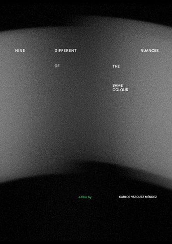 Movie poster for Nine Different Nuances of the Same Colour (2025)