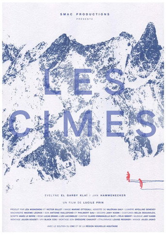 Les cimes poster