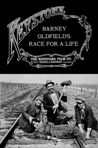 Movie poster for Barney Oldfield's Race for a Life (1913)