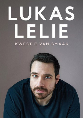 Lukas Lelie - Kwestie van smaak poster