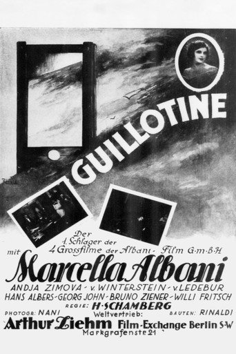 Movie poster for Guillotine (1925)