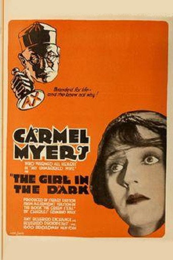 Movie poster for The Girl in the Dark (1918)
