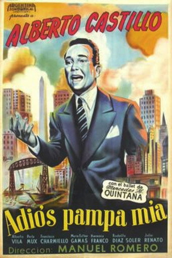 Movie poster for Adiós Pampa Mía (1946)