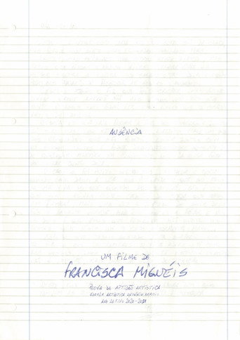Movie poster for Ausência (2021)