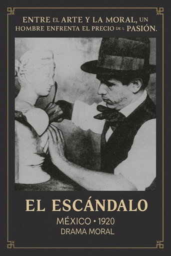Movie poster for El escándalo (1920)