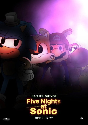 Movie poster for Five nights at sonic