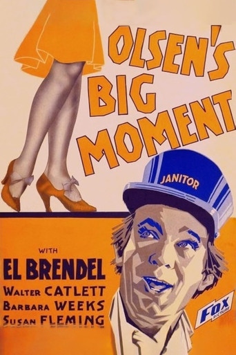 Movie poster for Olsen’s Big Moment (1933)